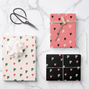 Tiny Hearts-patroon cadeau Inpakpapier Vel