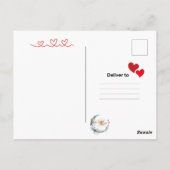 Tiny Hearts v1 Briefkaart (Achterkant)