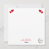 Tiny Hearts v1 Feestdagenkaart (Achterkant)