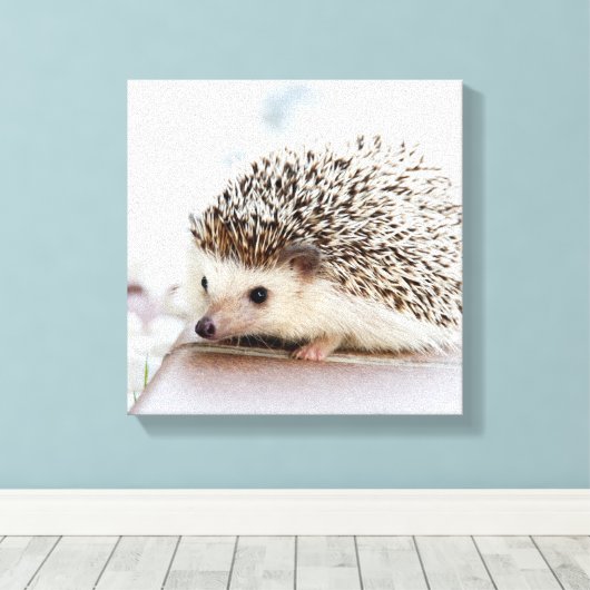 Tiny Hedegel Canvas Afdruk (Insitu (Houten vloer))