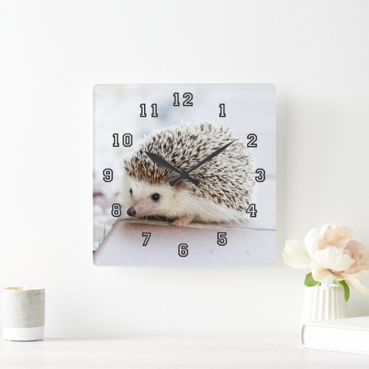 Tiny Hedegel Vierkante Klok (Huis)