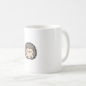Tiny Hedgehog – Cute Kawaii Illustration Koffiemok (Voorkant rechts)