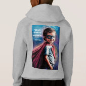 Tiny Hero Schattigee kinderhoodie (Achterkant)