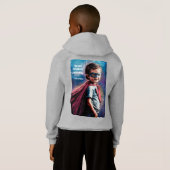 Tiny Hero Schattigee kinderhoodie (Achterkant volledig)