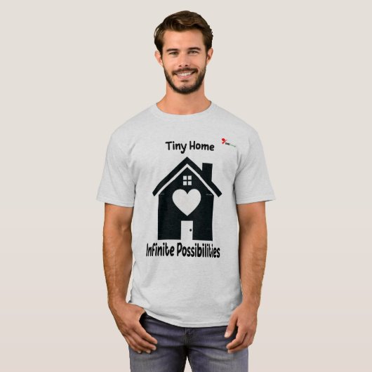 Tiny Home Oneindige Mogelijkheden Minimalistisch G T-shirt (Voorkant volledig)