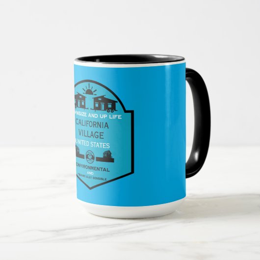 Tiny House Communities bewerkbaar Mok (Voorkant rechts)