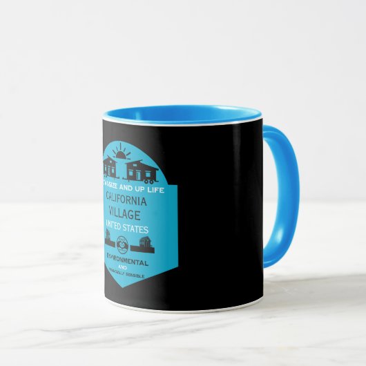 Tiny House Communities bewerkbaar Mok (Voorkant rechts)