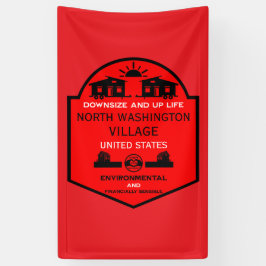 Tiny House Communities bewerkbaar Spandoek