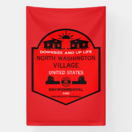 Tiny House Communities bewerkbaar Spandoek