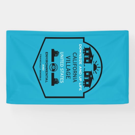 Tiny House Communities bewerkbaar Spandoek (Horizontaal)