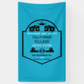 Tiny House Communities bewerkbaar Spandoek (Verticaal)