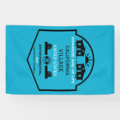 Tiny House Communities bewerkbaar Spandoek (Horizontaal)