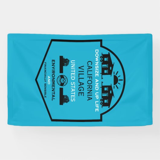 Tiny House Communities bewerkbaar Spandoek (Horizontaal)