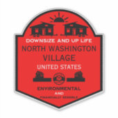 Tiny House Communities bewerkbaar Sticker (Voorkant)