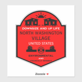 Tiny House Communities bewerkbaar Sticker