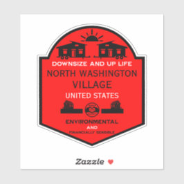 Tiny House Communities bewerkbaar Sticker