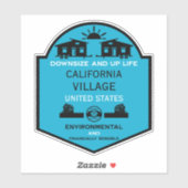 Tiny House Communities bewerkbaar Sticker (Vel)