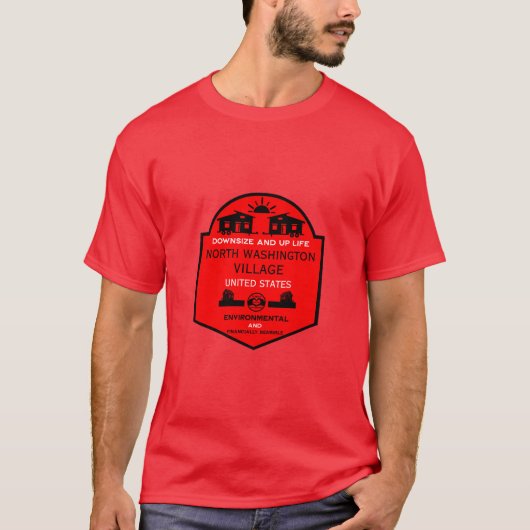 Tiny House Communities bewerkbaar T-shirt (Voorkant)