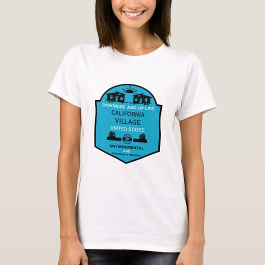 Tiny House Communities bewerkbaar T-shirt (Voorkant)