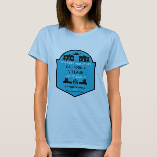 Tiny House Communities bewerkbaar T-shirt (Voorkant)