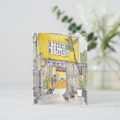 Tiny House D3 Saigon Vietnam Waterverf Briefkaart (Staand voorkant)