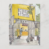 Tiny House D3 Saigon Vietnam Waterverf Briefkaart (Voorkant)