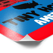 Tiny House Home Amerika Foto Afdruk (Hoek)