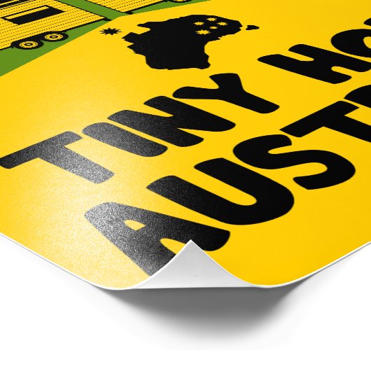 Tiny House Home Australië Foto Afdruk (Hoek)