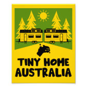Tiny House Home Australië Foto Afdruk (Voorkant)