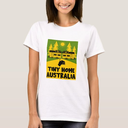 Tiny House Home Australië T-shirt (Voorkant)