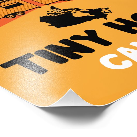 Tiny House Home Canada Foto Afdruk (Hoek)