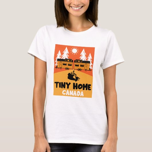 Tiny House Home Canada T-shirt (Voorkant)