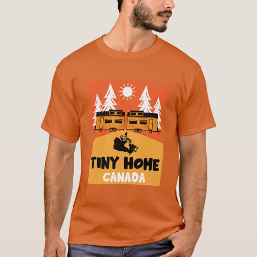 Tiny House Home Canada T-shirt (Voorkant)