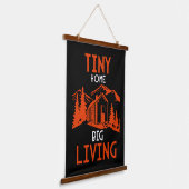 Tiny House Home Decor Hangend Wandkleed (Gebogen)