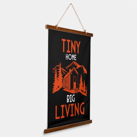 Tiny House Home Decor Hangend Wandkleed (Gebogen)