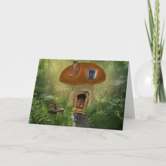 TINY HOUSE IN FOREST WENSKAARTEN KAART (Voorkant)