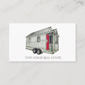 Tiny House on Wheels Vastgoed Visitekaartje (Voorkant)