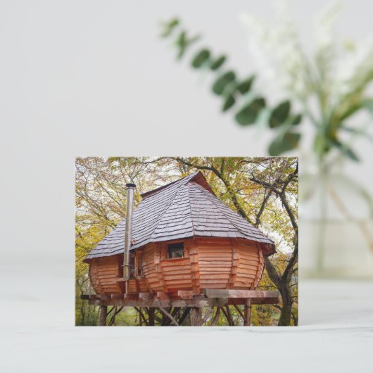 TINY HOUSE RUSTIC CABIN BRIEFKAARTEN (Staand voorkant)