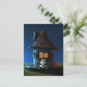 TINY HOUSE SANTA FANTASY BRIEFKAART (Staand voorkant)