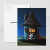 TINY HOUSE SANTA FANTASY BRIEFKAART (Voorkant / Achterkant)