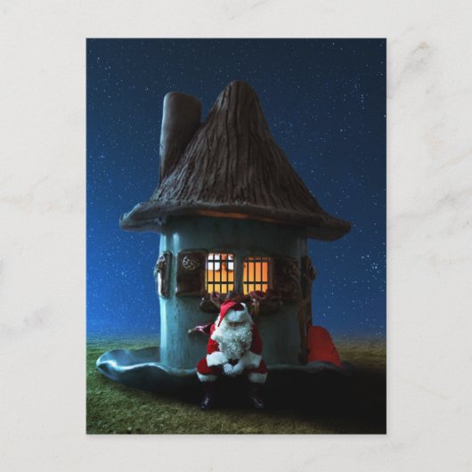 TINY HOUSE SANTA FANTASY BRIEFKAART (Voorkant)