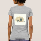 Tiny house teardrop caravan t-shirt (Achterkant)