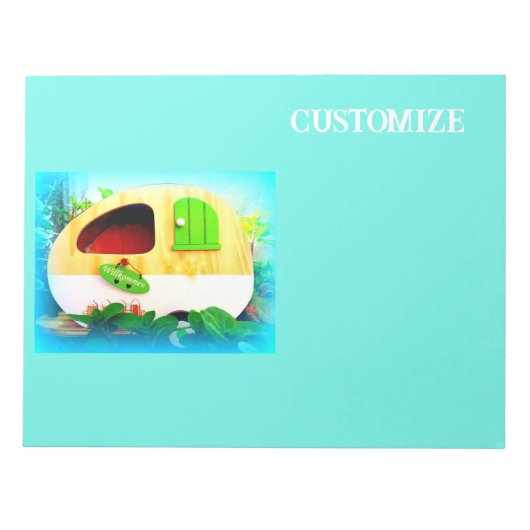 Tiny house zigeunerwagen notitieblok (Voorkant)