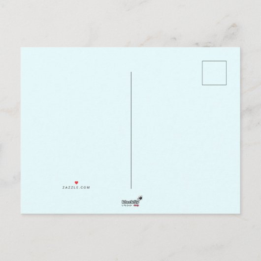 Tiny huisje met draak Boy Baby Verjaardag Uitnodiging Briefkaart (Achterkant)