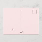 Tiny huisje met draak Meisje Baby Verjaardag Uitnodiging Briefkaart (Achterkant)