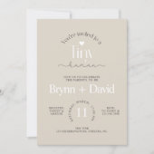 TINY Human Baby shower, Baby shower, Modern, Kaart (Voorkant)