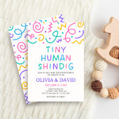 Tiny Human Feestje Baby Shower Kaart