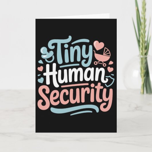 Tiny Human Security - Kleuterjuf Kinderopvang Pr Kaart (Voorkant)