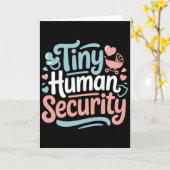 Tiny Human Security - Kleuterjuf Kinderopvang Pr Kaart (Gele Bloem)