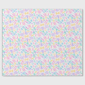 Tiny Human Shindig Baby Shower Cadeaupapier (Vlak)